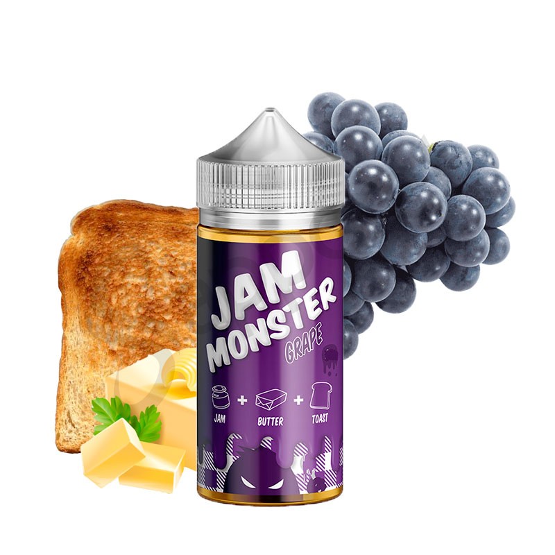 JAM MONSTER GRAPE- 20 ml Long Fill