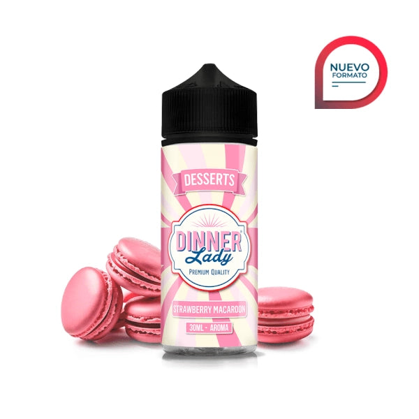 Dinner Lady Strawberry Macaroon Longfill 30ml