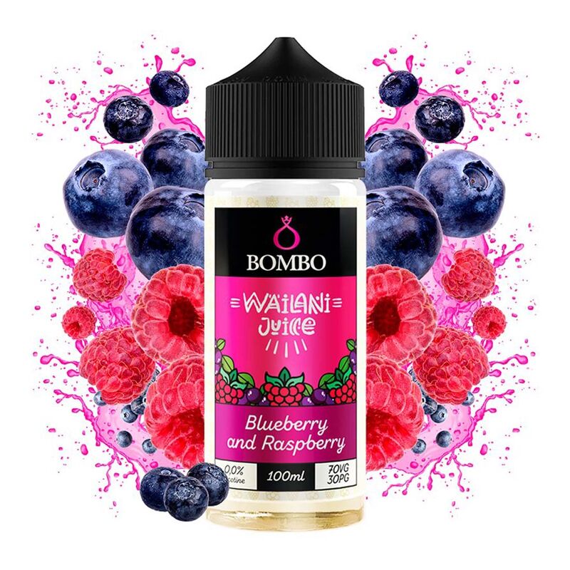 Blueberry and Raspberry 100ml - Wailani Juice by Bombo