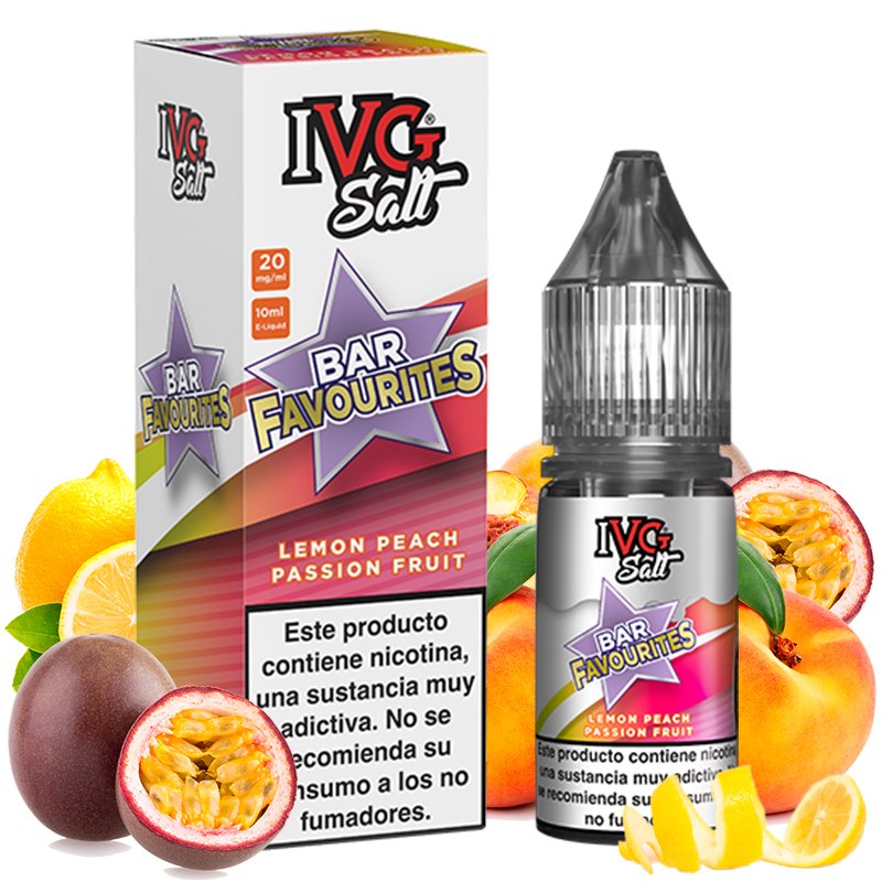 Lemon Peach Passion Fruit 10ml - IVG Salt