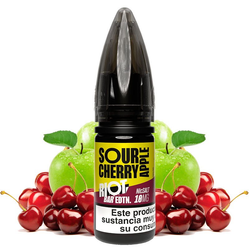 Sour Cherry Apple 10ml - Riot Squad Bar EDTN Salt